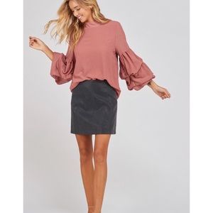 💗SALE💗3/4 Sleeve Bubble Sleeve Blouse